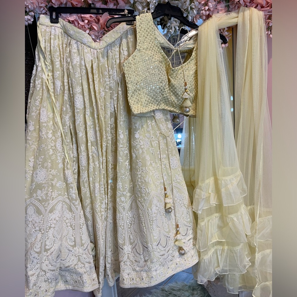 Indian outfit (lehenga set )(lakhnavi style)
